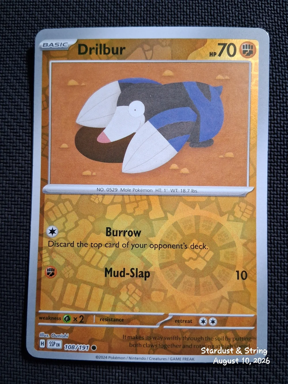 Pokemon Drilbur Mega Excadrill ex 103 And 065 Card Lot Set Pack To Sleeve/LP